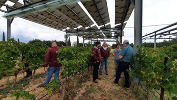 « Vous avez dix ans d’avance », des Américains visitent une installation photovoltaïque à Piolenc