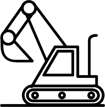 Pictogramme engin construction