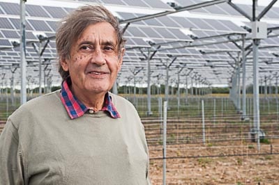 Portrait de Pierre Escudier, agriculteur.