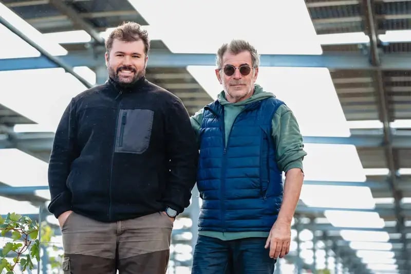 Portraits de viticulteurs et clients Sun'Agri