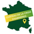 Carte localisation installation agrivoltaïque du chateau de la croix chabrières à saint restitut