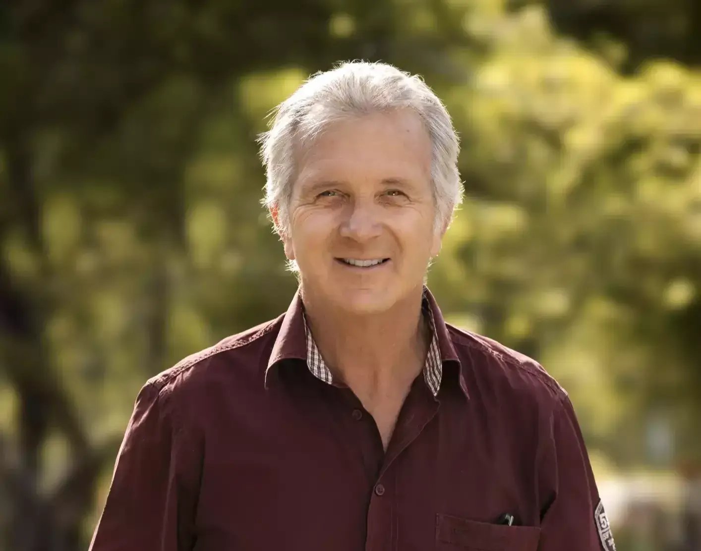 Portrait de Michel André, arboriculteur et client Sun'Agri