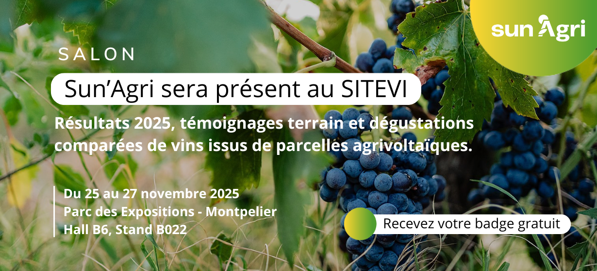Bandeau annonce participation de Sun'Agri au sitevi