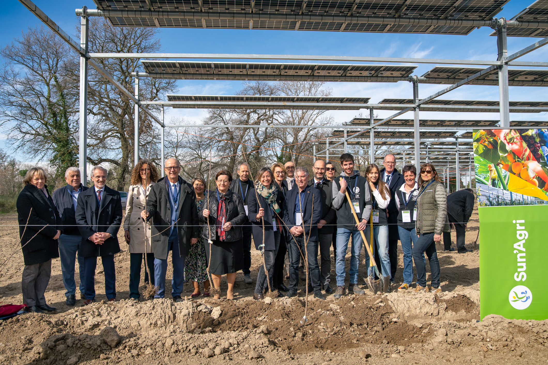 Agrivoltaïsme : Sun’Agri inaugure à Carpentras le tout premier dispositif dans un lycée agricole