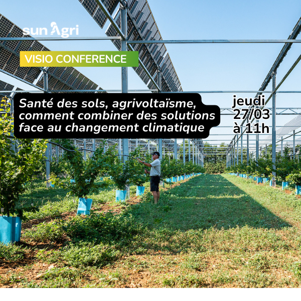 Featured image for “Agriculture et changement climatique : comment combiner santé des sols et agrivoltaïsme ?”